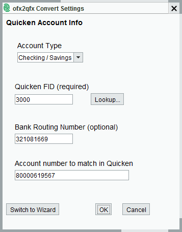 quicken conversion tool did not create qxf